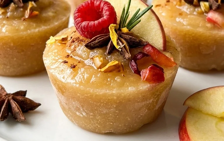 Super Easy Frozen Applesauce Snack for Kids