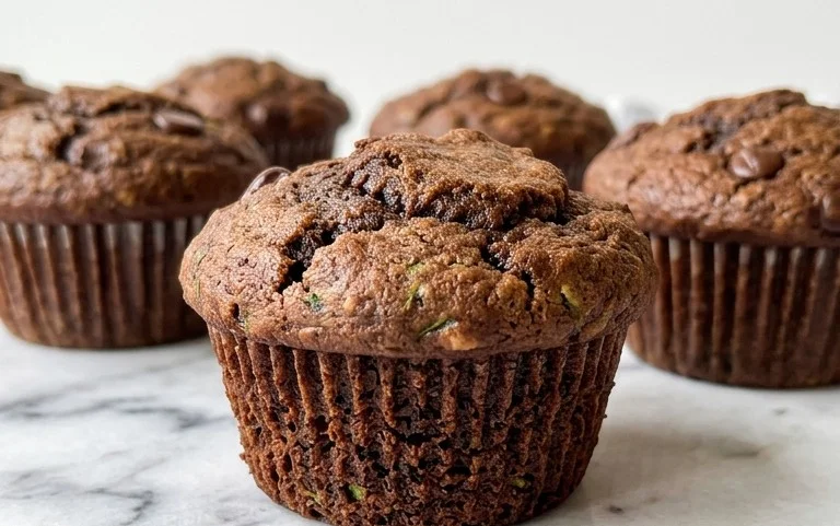Decadent Chocolate Zucchini Muffins Recipe