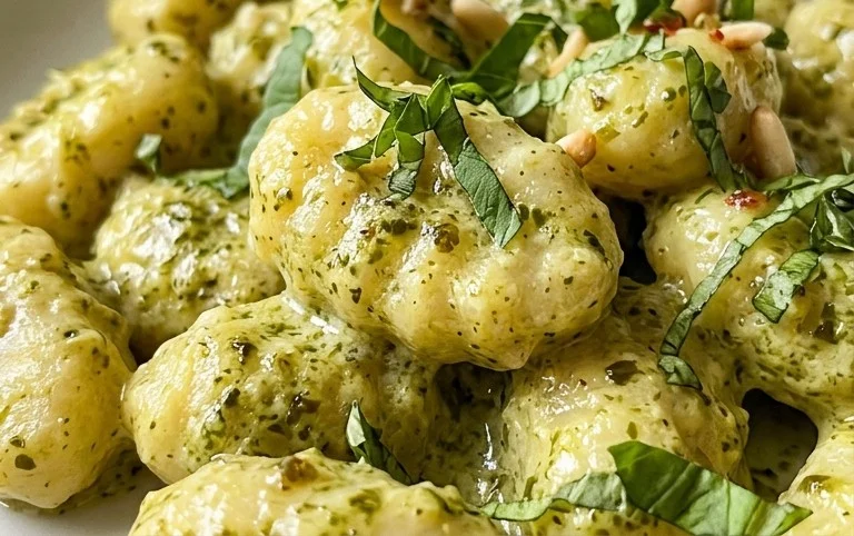 Creamy Pesto Gnocchi