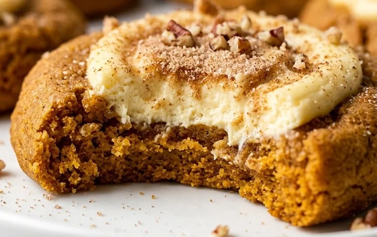 Pumpkin Cheesecake Cookies
