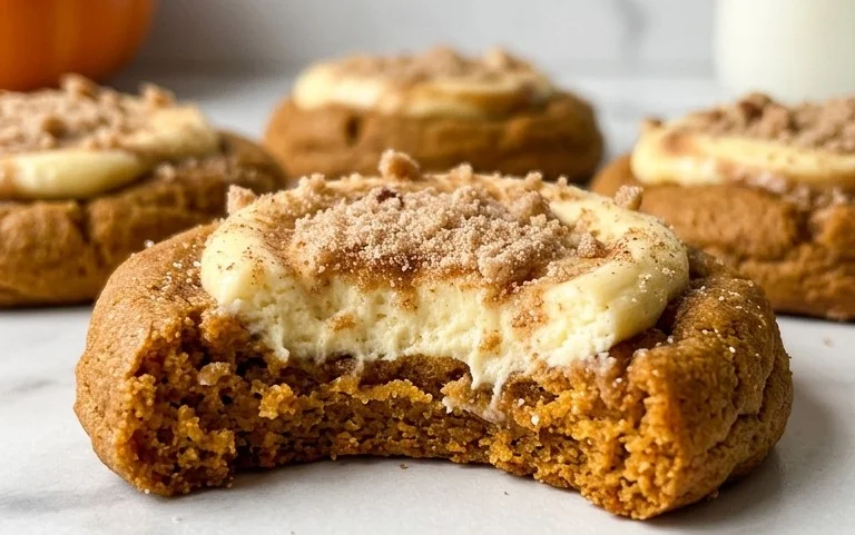 Pumpkin Cheesecake Cookies Fall Dessert Recipe