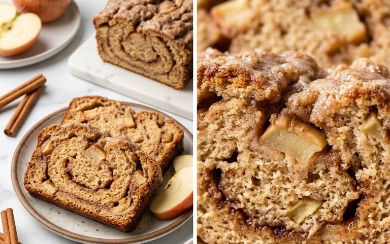 Moist Cinnamon Apple Bread-Cozy Autumn Treat