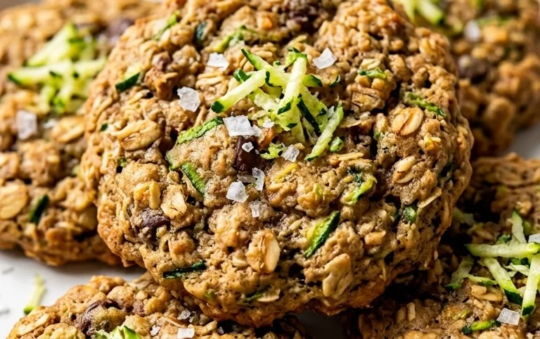 Healthy Zucchini Oatmeal Cookies