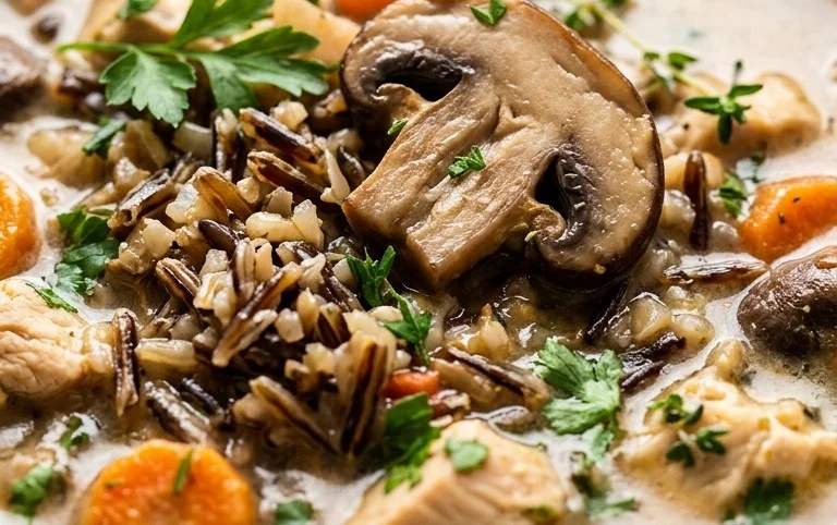 Cozy Autumn Wild Rice Soup