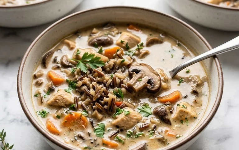 Cozy Autumn Wild Rice Soup Recipe-Hearty & Flavorful