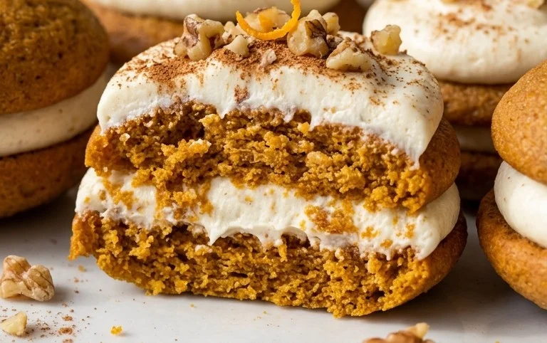 Small Batch Pumpkin Spice Whoopie Pies
