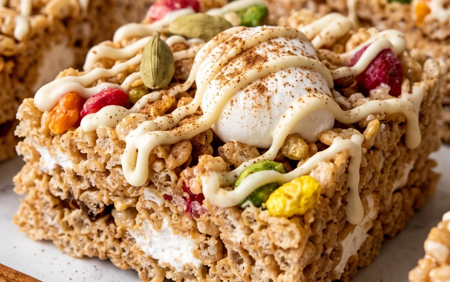 Chai Spiced Rice Krispies Treats