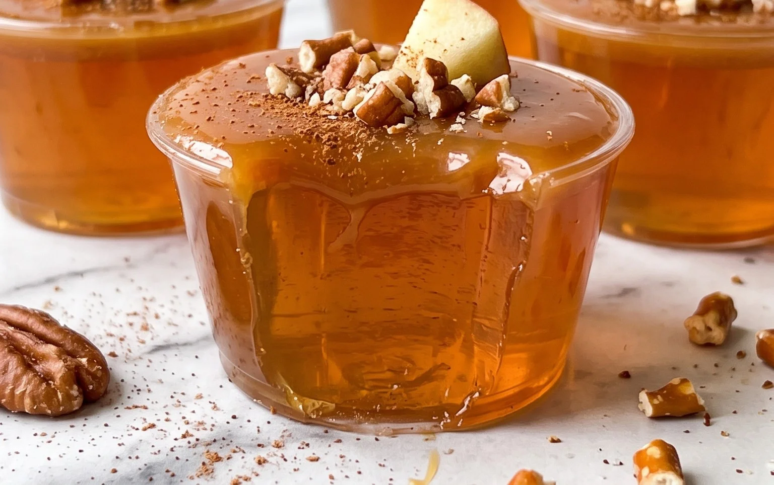 Caramel Apple Jello Shots