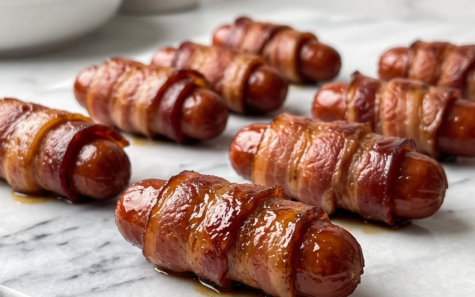 Easy Beef Beef Bacon Wrapped Smokies Recipe
